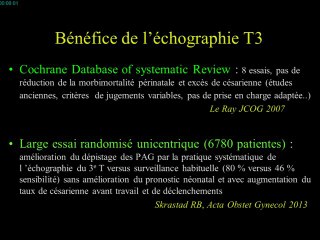 dépistage du RCIU au 3 eme trim