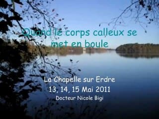 Anomalie du Corps calleux