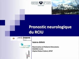 PAG et RCIU Développement postnatal des nouveau-nés ayant un RCIU