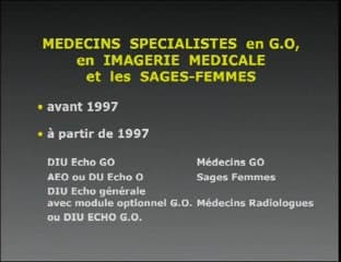 Encadrement juridique actuel de l’échographie foetale