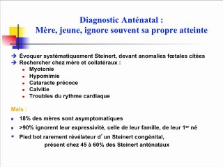 Doit-on rechercher une maladie de STEINERT, une amyotrophie spinale, en cas de pieds bots bilate_raux ?