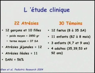 Développement du système nerveux entérique dans les malformations digestives