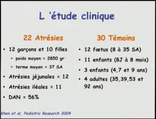 Développement du système nerveux entérique dans les malformations digestives