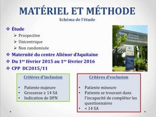 PLACENTOCENTESE ET AMNIOCENTESE ENTRE 14 ET 15+6 SA: ETUDE PROSPECTIVE PORTANT SUR 216 PATIENTES A LA MATERNITÉ DU CENTRE ALIÉNOR D AQUITAINE AU CHU DE BORDEAUX.