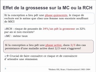 Maladie de Crohn, RCH et grossesse