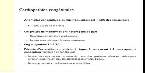 Prévalence, moment du diagnostic et mortalité infantile des enfants atteints de cardiopathie congénitale - Epicard