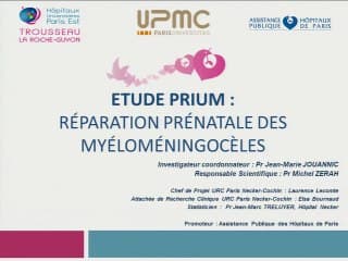 chirurgie in utero des myeloméningoceles