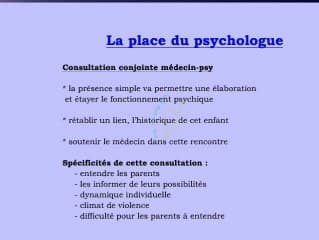 Investissement parental et annonce de la possibilité de retard mental : approche analytique