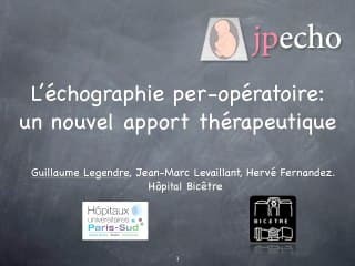 L'échographie per-opératoire :un nouvel apport thérapeutique