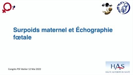 Surpoids maternel et échographie foetale
