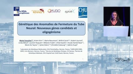 Le séquençage haut-débit sur une cohorte de 56 patients atteints d’anomalies du tube neural renforce l’implication des gènes de la polarité planaire cellulaire et de la voie Sonic Hedgehog