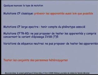 Mucoviscidose : le conseil génétique dans tous ses états
