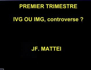 Premier trimestre : IVG ou IMG, controverse ? Le point de vue du généticien