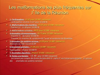 Fentes labio-palatines : résultats du registre de la réunion