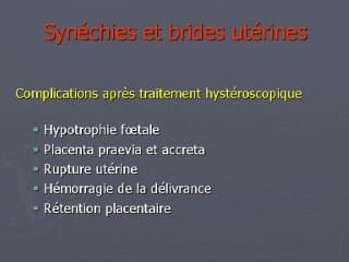 Interférence de la pathologie utérine corporelle (malformation,DES,myomes, bride, synéchie) dans le déroulement de lagrossesse – Apport de l’imagerie dans le pronostic et le diagnostic