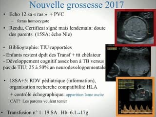 27 Alpha Thalassémie Majeure: du prénatal au postnatal