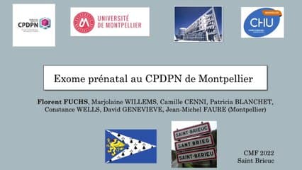 Exome prenatal au CPDPN de Montpellier