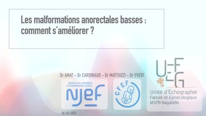 Les malformations anorectales basses : comment s’améliorer ?