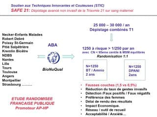 STIC SAFE 21 (dépistage non invasif de la T21)