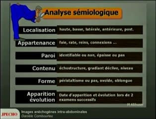 Images anéchogènes intra-abdominales