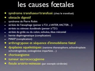 Oligoamnios et hydramnios