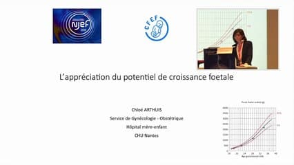 CROISSANCE Appréciation du potentiel de croissance fœtale