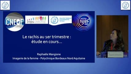 Le rachis au 1er trimestre : études en cours