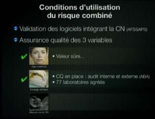 Dépistage de trisomie 21 calcul de risque intégré