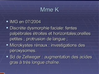 Syndrome de Zellweger